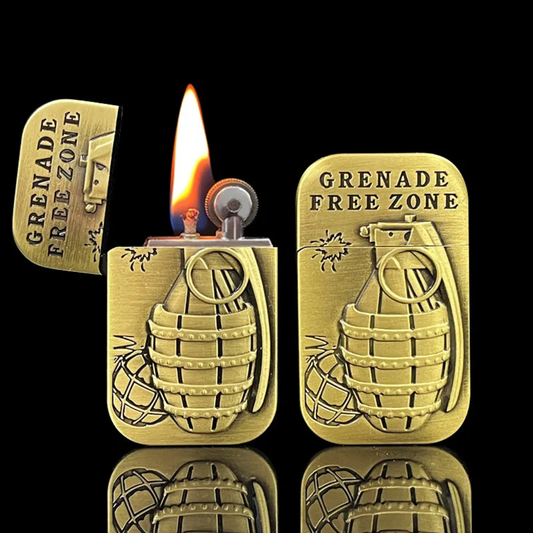 Zinc alloy wheel lighter